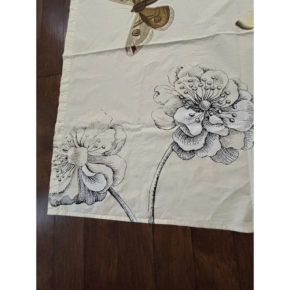 West Elm Butterfly Shower Curtain 72”x74”